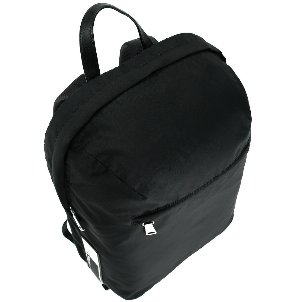 Prada Testuto Nylon Backpack S Black Leather - image 6
